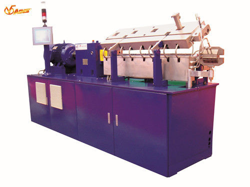 12 - 350mm Twin Screw Plastic Extruder , Alloy Steel Liner Recycled Plastic Extruder