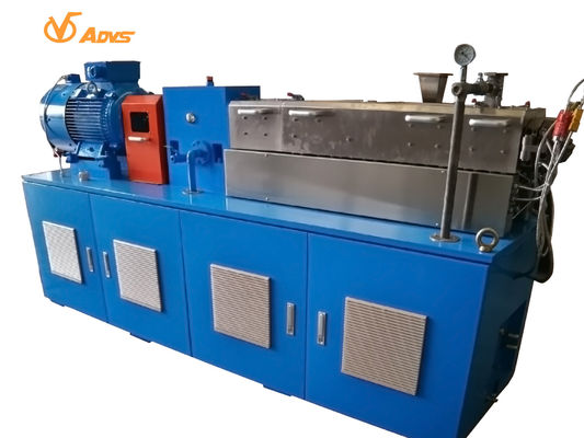 Buen precio 50kg/extrusor de tornillo del gemelo del laboratorio de H, máquina azul del extrusor del Co del gránulo en línea