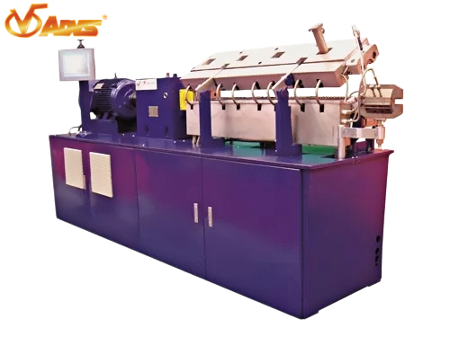 Buen precio Extrusora de tornillo gemelo a escala de laboratorio con diámetro de tornillo de 27 mm y diseño de barril dividido para voltaje industrial de 380V en línea