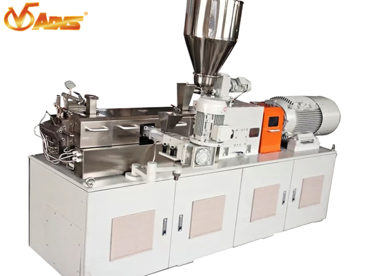Buen precio Extrusora de doble tornillo de laboratorio L D Relación 32 a 60 para la producción de perfiles a pequeña escala en línea