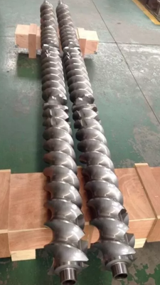 Buen precio Eje de rodadura en frío roscado para elementos de tornillo de extrusora de doble tornillo en línea
