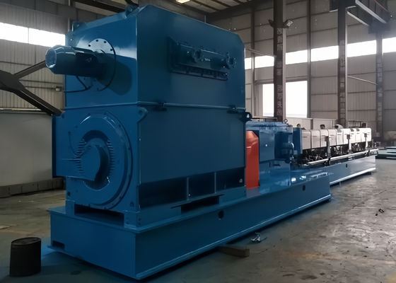 Buen precio Extrusora de doble tornillo de compuesto de alto rendimiento 7200 kg por hora Potencia del motor de 1500 kW en línea
