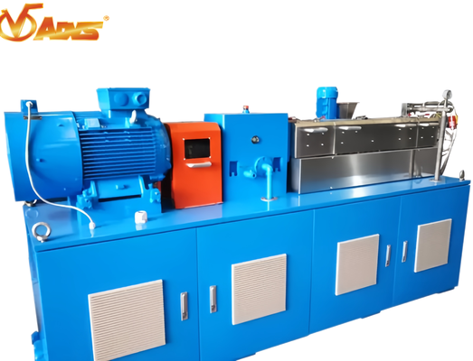 Buen precio Extrusor de tornillo doble rotativo de 27 mm Diámetro de tornillo Velocidad máxima de 750 a 1500 rpm 18,5 a 37kw Motor de accionamiento para una producción de alta producción en línea