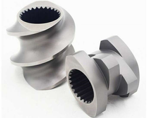Buen precio W6Cr5Mo4V2 Bloque de flexión envuelto en línea de doble tornillo elementos de extrusora segmentos de tornillo en línea