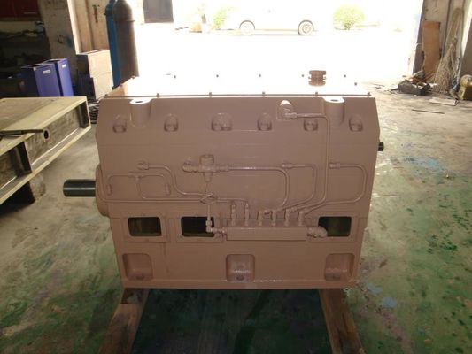 Good price Apriete el sistema de impulsión del engranaje de la simetría bilateral de la caja de cambios del extrusor de tornillo del gemelo del ³ de 13,9 T/A en línea