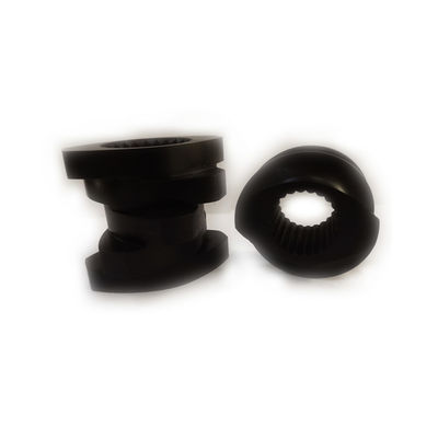 Buen precio Elementos de tornillo W6Mo5Cr4V2 con tratamiento quench-polish-quench y diámetro de 62,4 mm para extrusora de tornillo doble en línea