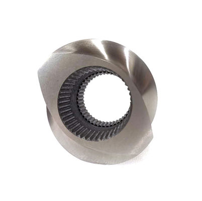 Buen precio Extensión de piezas de extrusoras de tornillos gemelos W6Mo5Cr4V2 con diámetro de 62,4 mm para máquinas de extrusión de plásticos en línea