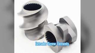 Elementos de tornillo extrusor Coperion resistentes al desgaste